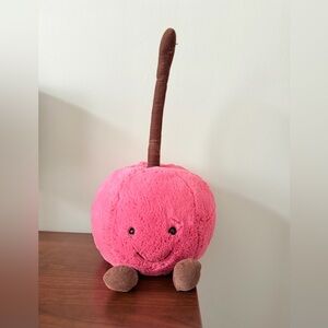 Jellycat amuseable cherry (OG version, missing leaf)